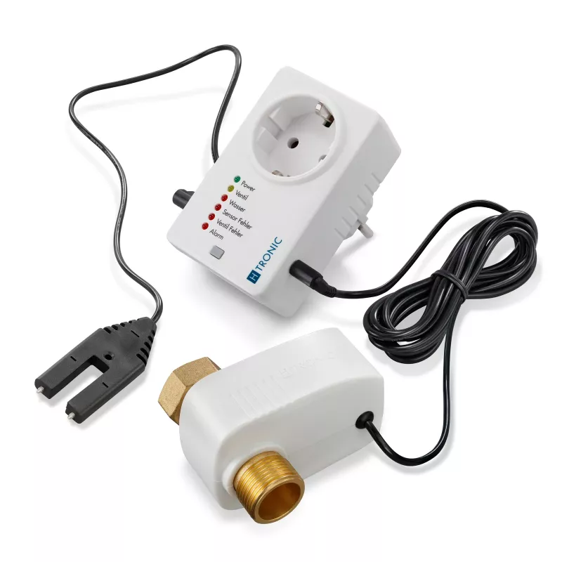 Detetor de água H-Tronic 1114725 alimentado pela rede com sensor externo