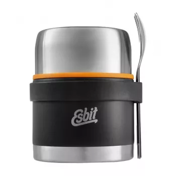 Esbit Classic Termo recipiente com conjunto de talheres 0,5L – Preto