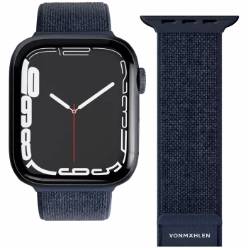 VONMÄHLEN Fitness Loop 2 Pulseira de smartwatch para Apple Watch 40/41/42mm, Azul-marinho, Tamanho único