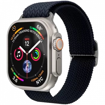 VONMÄHLEN Loop tecido para Apple Watch 40/41/42mm, Navy