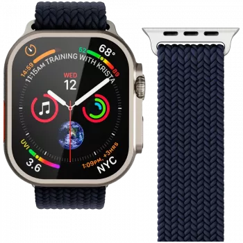 VONMÄHLEN Loop tecido para Apple Watch 40/41/42mm, Navy