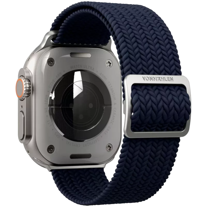 VONMÄHLEN Loop tecido para Apple Watch 40/41/42mm, Navy