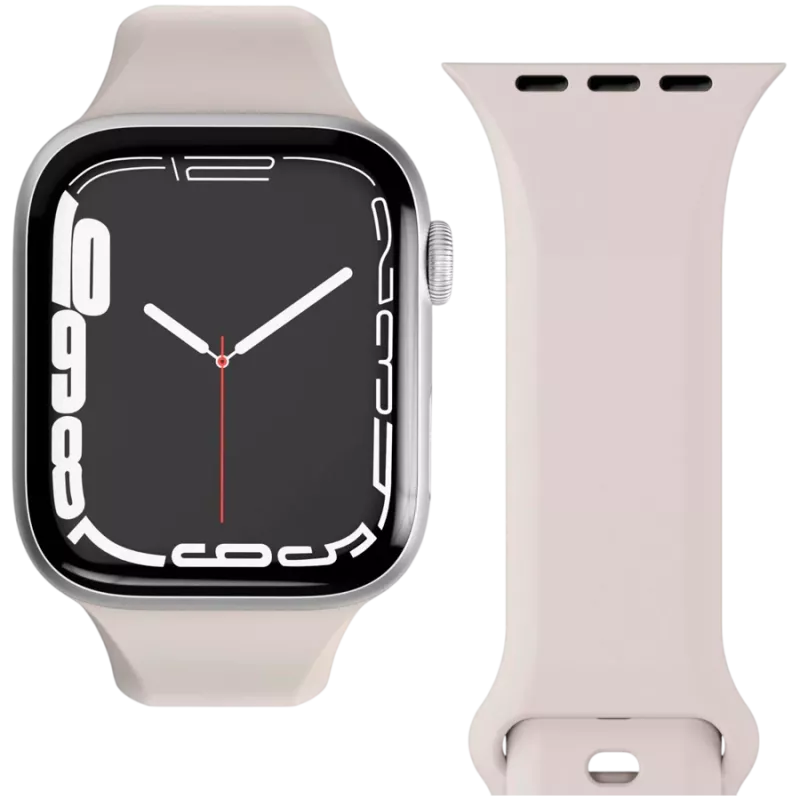 VONMÄHLEN Classic Band 2 para Apple Watch 44mm, 45mm, 49mm, Tamanho único, Creme