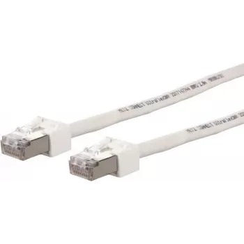Cabo patch METZ BTR 13084V7588-E Ultraflex500 Cat.6A S/FTP RJ45 branco 7,5m