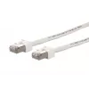Cabo patch METZ BTR 13084V7588-E Ultraflex500 Cat.6A S/FTP RJ45 branco 7,5m