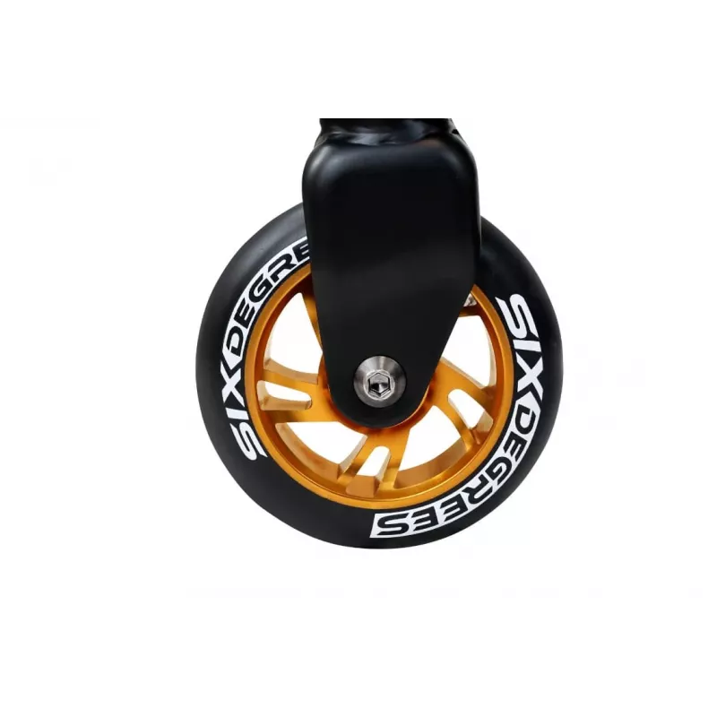 Trotinete de stunt Six Degrees AU 548 - preto/dourado