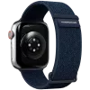 VONMÄHLEN Fitness Loop 2 Pulseira de smartwatch para caixa de 44 mm, 45 mm, 46 mm, 49 mm, tamanho único, azul-marinho