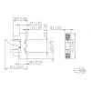 METZ Connect RM21 Relé de potência miniatura 24 V AC 1 comutador 16 A PCB 11051110