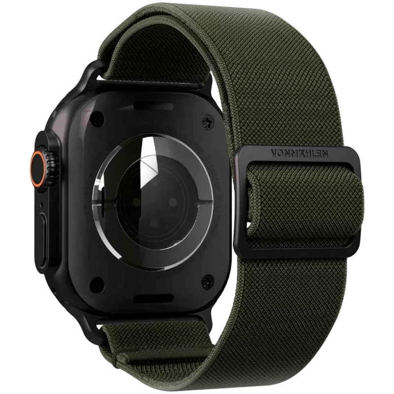 VONMÄHLEN Classic Nylon Loop 44/45/49 mm tamanho único verde-azeitona preto