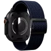 VONMÄHLEN Woven Loop para Apple Watch 44/45/46/49 mm, azul-marinho preto