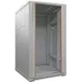 Armário de rede IT-BUDGET 19 polegadas SRK - 22U - 600x600 mm - porta de vidro/aço - pré-montado - cinzento-claro 99ITB19SRK2266GGNM