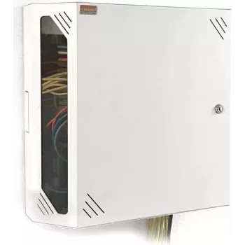 Armário de rede de montagem na parede IT-BUDGET 19 polegadas - instalação vertical 19 polegadas que poupa espaço - 3U+2U - branco (90ITBV19WS3W)