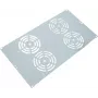 Painel de ventilação IT-BUDGET 19 polegadas 6U para 4 ventoinhas 120x120 mm cinzento-claro 90ITBSRK19XNOFAN4G