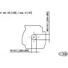 METZ MWN911A115 Conector macho/fêmea M12 de 4 polos codificação A para sensor/atuador, montagem em painel, ficha para conector fêmea, IP67