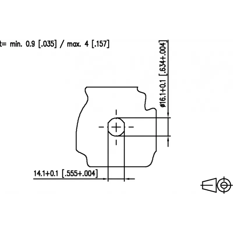 METZ MWN911A115 Conector macho/fêmea M12 de 4 polos codificação A para sensor/atuador, montagem em painel, ficha para conector fêmea, IP67