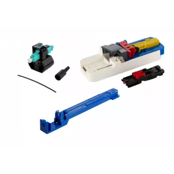METZ CONNECT BTR NETCOM 1509MAJO002C-F conector de fibra ótica LC/PC, OM3/OM4 multimodo, embalagem de 20