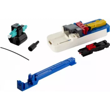 METZ CONNECT BTR NETCOM 1509MAJO002C-F conector de fibra ótica LC/PC, OM3/OM4 multimodo, embalagem de 20