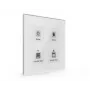 MDT BE-GTT4W.01 Botão de vidro Plus 4 funções branco com sensor de temperatura