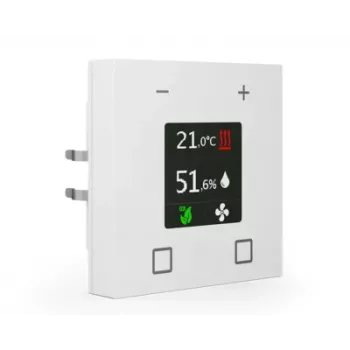 MDT SCN-RTN63S.01 Termostato KNX com ecrã TFT de 2,8 polegadas, studio branco brilhante
