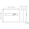 METZ BTR NETCOM OpDAT ADT Placa adaptadora vazia para 4x SC Simplex / 2x LC Duplex, branco puro 1501100000HC