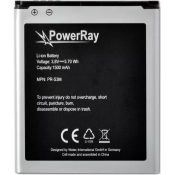 PowerRay Bateria PR-S3M para Samsung Galaxy S3 Mini, 1500 mAh, bulk