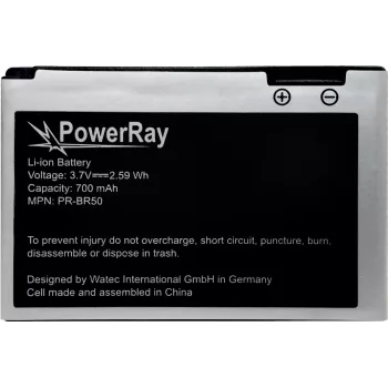 PowerRay PR-616-0728 Bateria de substituição para iPhone 5S, 1560 mAh, Li-Po, bulk