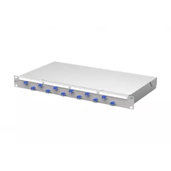 METZ mecatech VIK 12xLC-D OS2 Painel de patch de fibra ótica 1504507412-F
