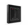 MDT Glass Push-button II Light 2 canais RGBW Preto BE-GTL20S.01S