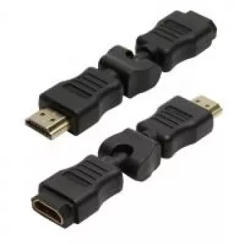 LogiLink Adaptador HDMI em ângulo 270° ficha HDMI para conector fêmea HDMI 4K Preto