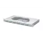 METZ CONNECT Painel de patch de fusão 12xSC Duplex OM3, 1U, cinzento claro 150455BA12-F