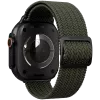 VONMÄHLEN Woven Loop para Apple Watch 40/41/42mm, verde azeitona e preto