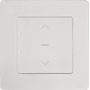 PowerRay PR-SCS-01 Interruptor de estore inteligente tátil WiFi, moldura de vidro Branco