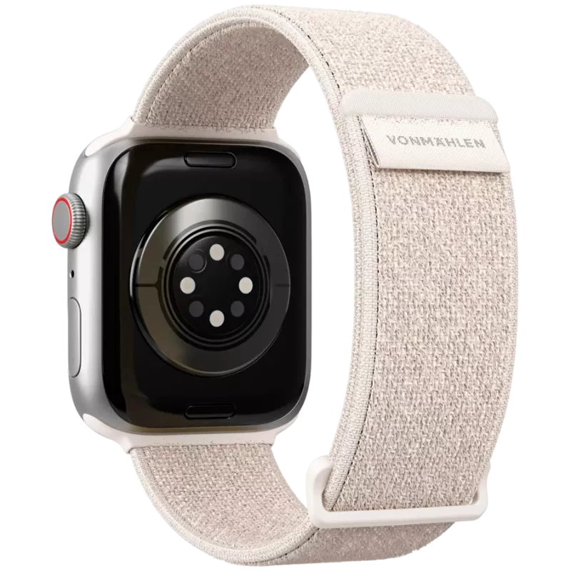 VONMÄHLEN Fitness Loop 2 Bracelete para Apple Watch 44/45/46/49mm, creme