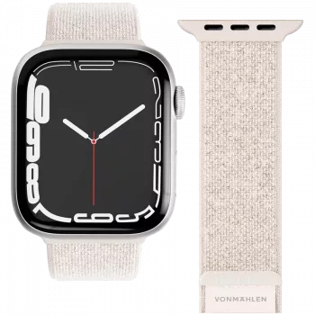 VONMÄHLEN Fitness Loop 2 pulseira para Apple Watch 40/41/42mm, creme