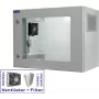 RESISTER PRO Ativo armário de rede 19 polegadas, IP54/55, porta de vidro, 9U, 600x400 mm, cinzento claro 99RRA19WV94GG