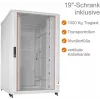 IT-BUDGET bastidor de servidor 19 polegadas SRK - 27U - 800x1000 mm - porta de vidro/aço - calhas para cabos - pré-montado - cinzento-claro (99ITB19SRK27810GGNM)