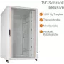 IT-BUDGET bastidor de servidor 19 polegadas SRK - 27U - 800x1000 mm - porta de vidro/aço - calhas para cabos - pré-montado - cinzento-claro (99ITB19SRK27810GGNM)