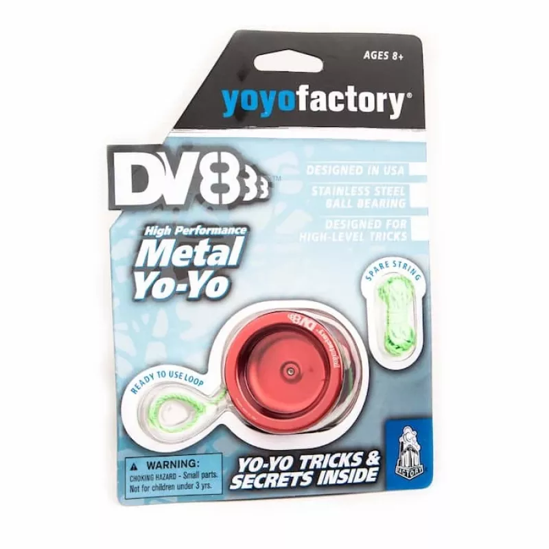 YoYoFactory DV888 ioiô de metal vermelho