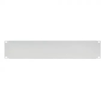 IT-BUDGET painel cego / tampa de bastidor 19 polegadas - 2U - versão robusta em metal - cinzento-claro (90ITBBP2HEG)