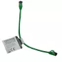 IT-BUDGET cabo de patch slim Cat.8.1, S/FTP, 40 Gbps, 2000 MHz, verde, 0,15 m 90ITBSLIM81PK015GR