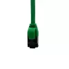 IT-BUDGET cabo de patch slim Cat.8.1, S/FTP, 40 Gbps, 2000 MHz, verde, 0,15 m 90ITBSLIM81PK015GR