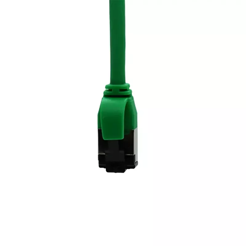 IT-BUDGET cabo de patch slim Cat.8.1, S/FTP, 40 Gbps, 2000 MHz, verde, 0,15 m 90ITBSLIM81PK015GR