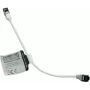 IT-BUDGET Cabo de patch Slim Cat.8.1 S/FTP 28 AWG cobre maciço LSZH branco 0,15 m 40Gbps PoE+ 90ITBSLIM81PK015W
