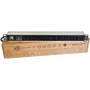 Liebernetz PDU rackmount 19 polegadas 1U, 9x tomadas C13, proteção contra sobretensão, alumínio, preto/prateado (90LNSDL199KKSP)