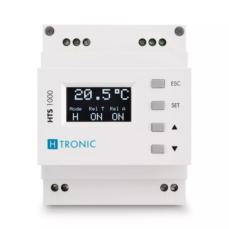 H-TRONIC HTS 1000 Interruptor de temperatura para calha DIN -99°C a +850°C 1114690