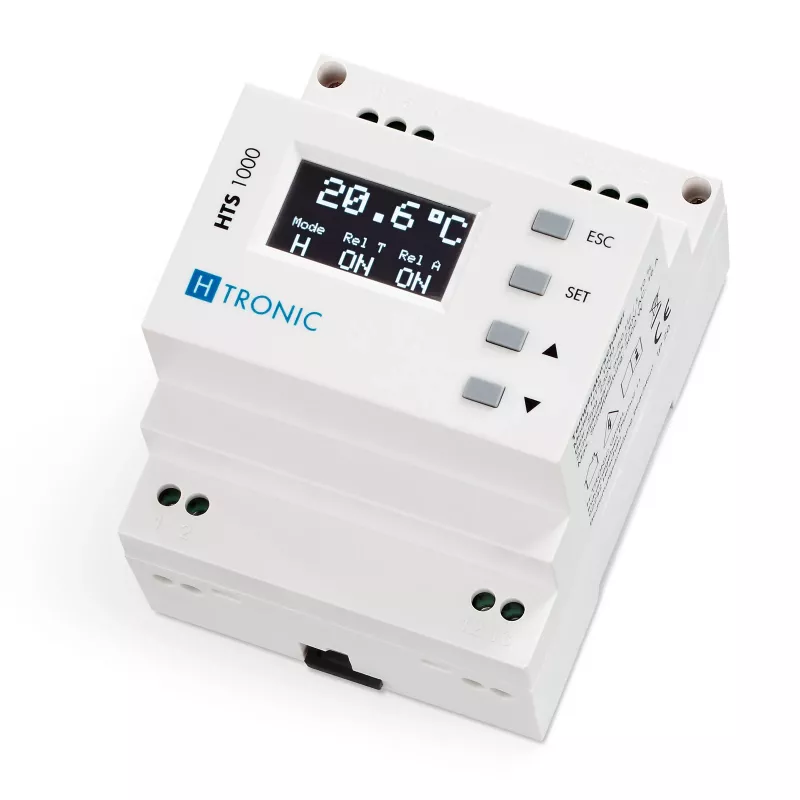 H-TRONIC HTS 1000 Interruptor de temperatura para calha DIN -99°C a +850°C 1114690
