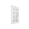 MDT BE-GT08W.01 KNX Sensor de toque em vidro Plus, 8 vias, branco