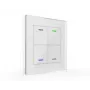 MDT BE-GTL40W.01 Glass Switch II Light 4-fach branco