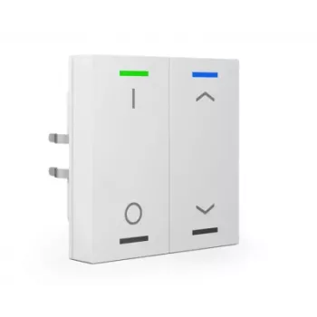 MDT technologies interruptor Light 63 2-fach RGBW, Studio White, Smooth BE-TAL6302.D1