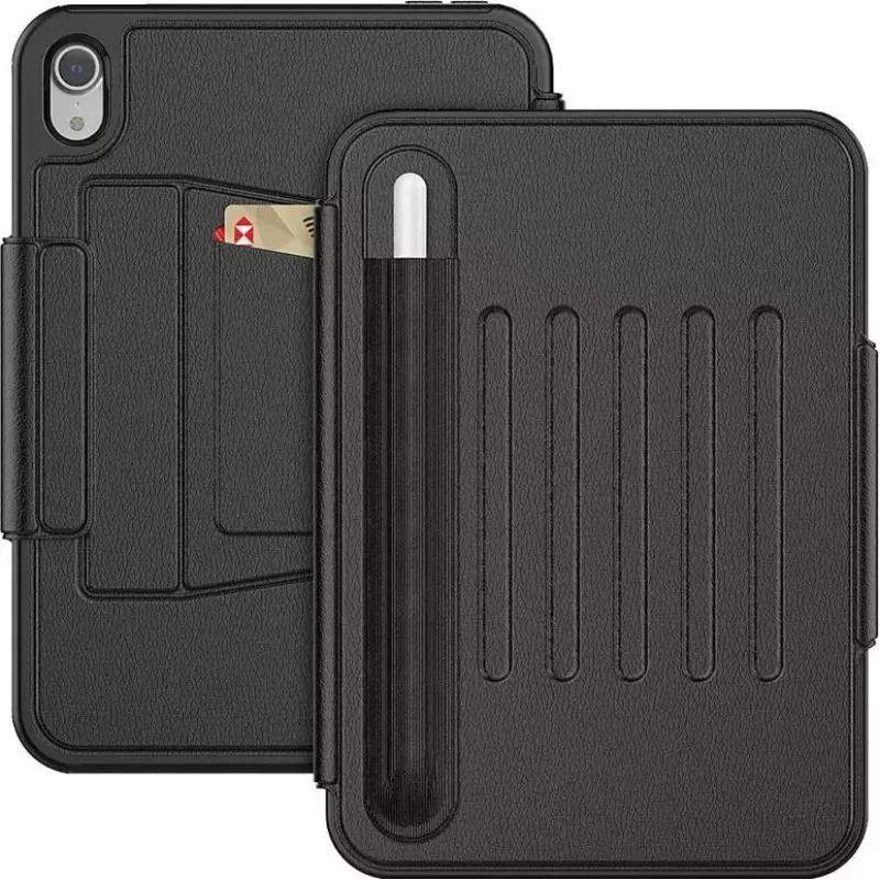SEYMAC capa para iPad 11.ª geração/10.ª geração 2025/2022 (11/10,9 polegadas) A16, capa protetora resistente a choques com fecho magnético automático Sleep/Wake, compartimentos para cartões, suporte multi-ângulo e suporte para caneta, preto